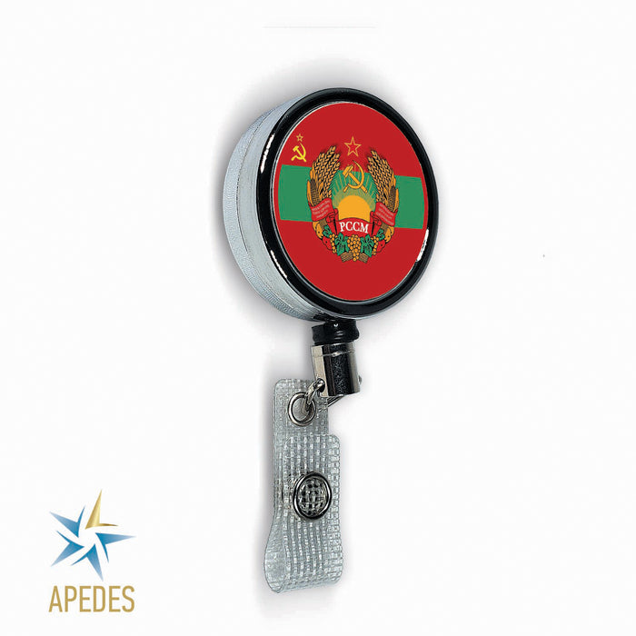 Born in USSR Badge Reel Holder