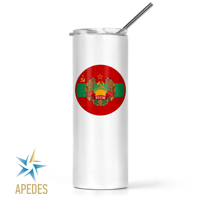 Born in USSR Stainless Steel Skinny Tumbler 20 OZ