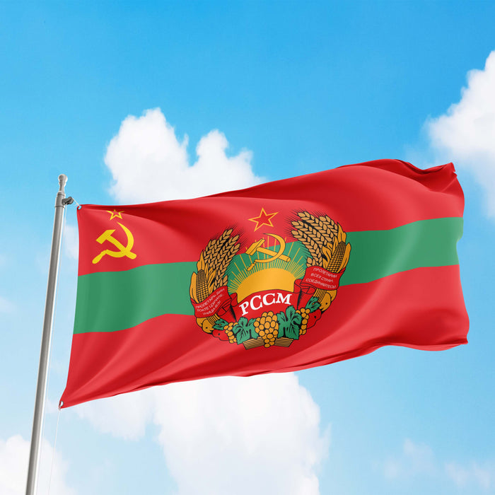 15 Soviet Socialist Republic With Coat Of Arms Flag Banner