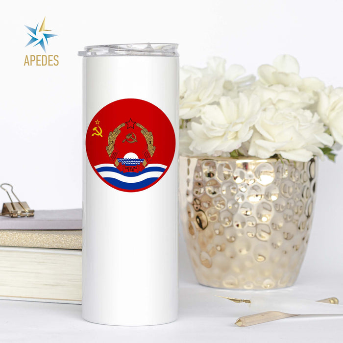 Born in USSR Stainless Steel Skinny Tumbler 20 OZ