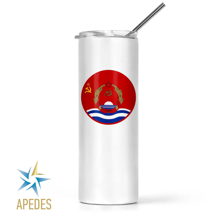 Born in USSR Stainless Steel Skinny Tumbler 20 OZ