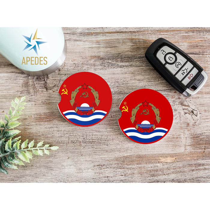 Born in USSR Car Cup Holder Coaster (Set of 2)