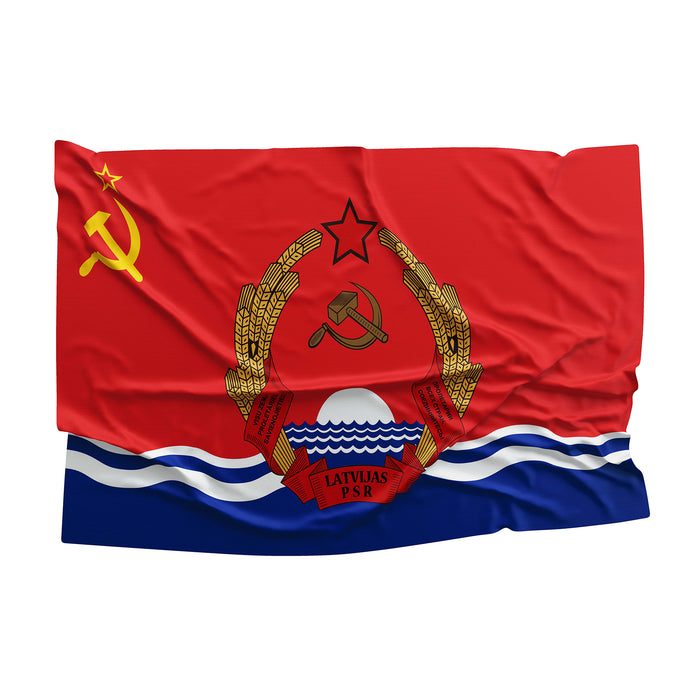 15 Soviet Socialist Republic With Coat Of Arms Flag Banner