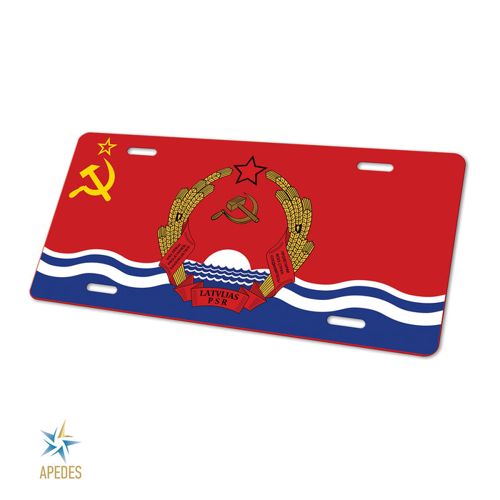 Born in USSR Decorative License Plate