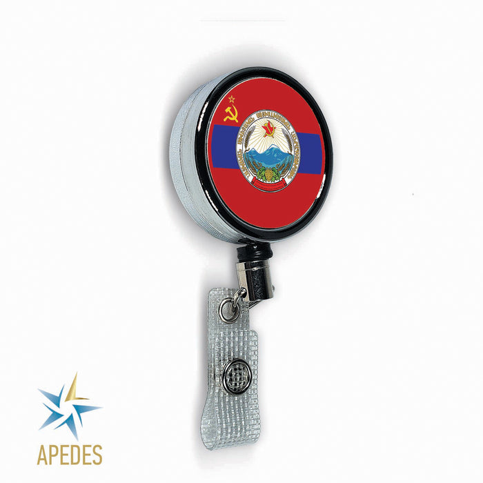 Born in USSR Badge Reel Holder