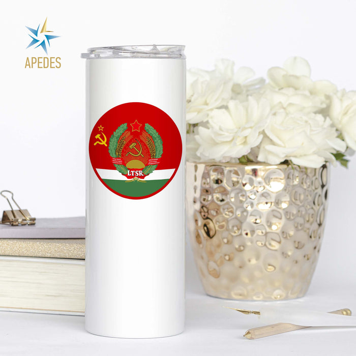 Born in USSR Stainless Steel Skinny Tumbler 20 OZ