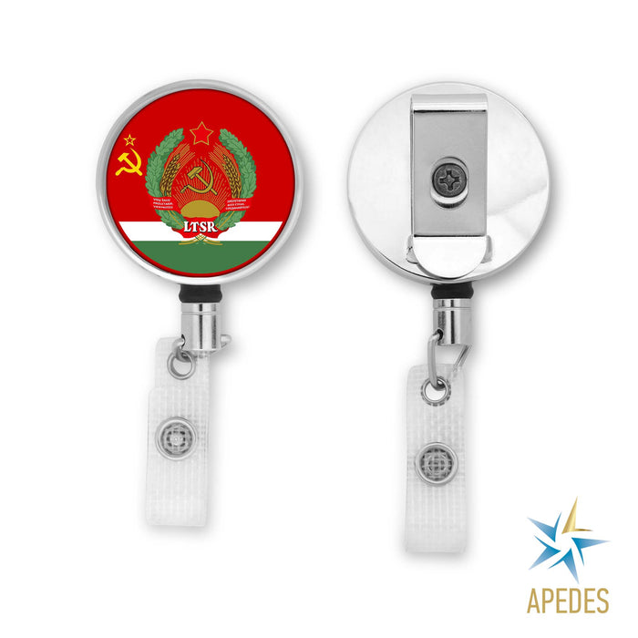 Born in USSR Badge Reel Holder