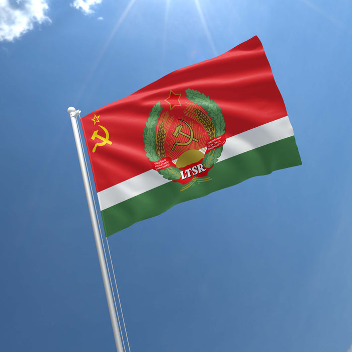 15 Soviet Socialist Republic With Coat Of Arms Flag Banner