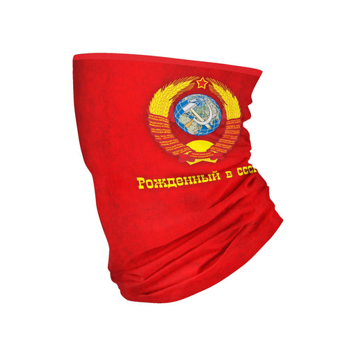 Born in USSR UV Protection Neck Gaiter, Headband, Scarf - Apedes Flags And Banners