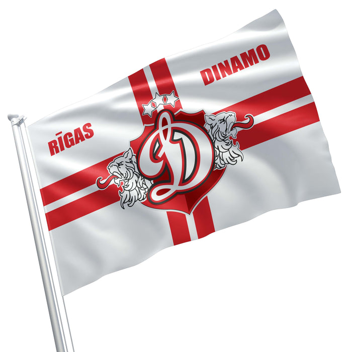 Dinamo Riga Latvia Football Soccer Club FC Flag Banner