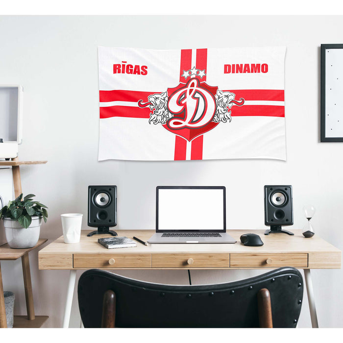 Dinamo Riga Latvia Football Soccer Club FC Flag Banner