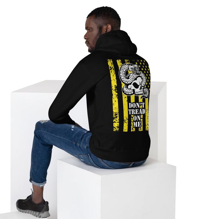 Don't Tread On Me - Snake Dark Variant Unisex Hoodie