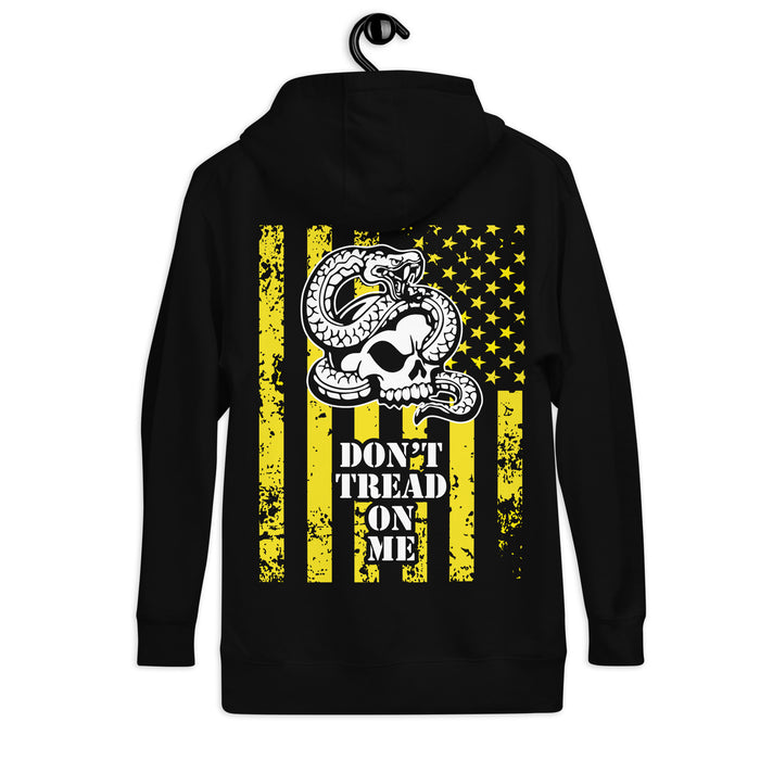 Don't Tread On Me - Snake Dark Variant Unisex Hoodie