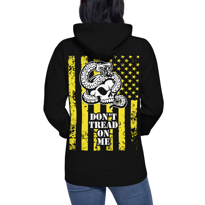 Don't Tread On Me - Snake Dark Variant Unisex Hoodie