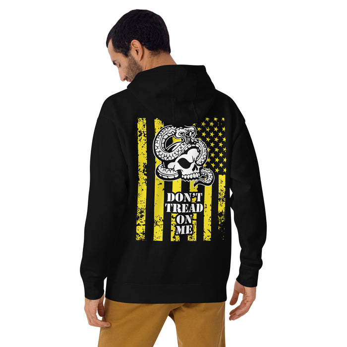 Don't Tread On Me - Snake Dark Variant Unisex Hoodie