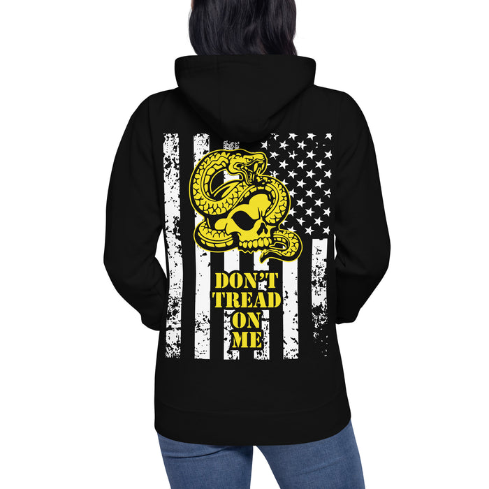 Don't Tread On Me - Snake Dark Variant 2 Unisex Hoodie