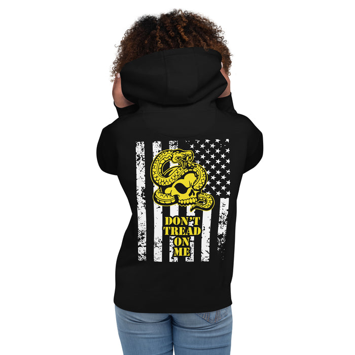 Don't Tread On Me - Snake Dark Variant 2 Unisex Hoodie