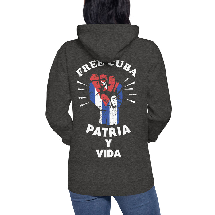 Free Cuba Patria Y Vida Unisex Hoodie