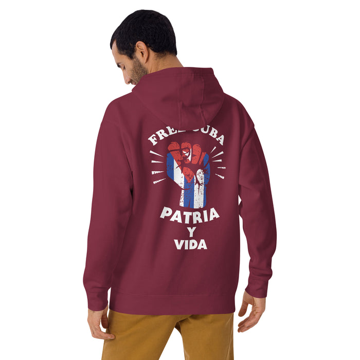 Free Cuba Patria Y Vida Unisex Hoodie