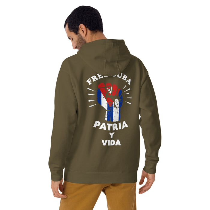 Free Cuba Patria Y Vida Unisex Hoodie