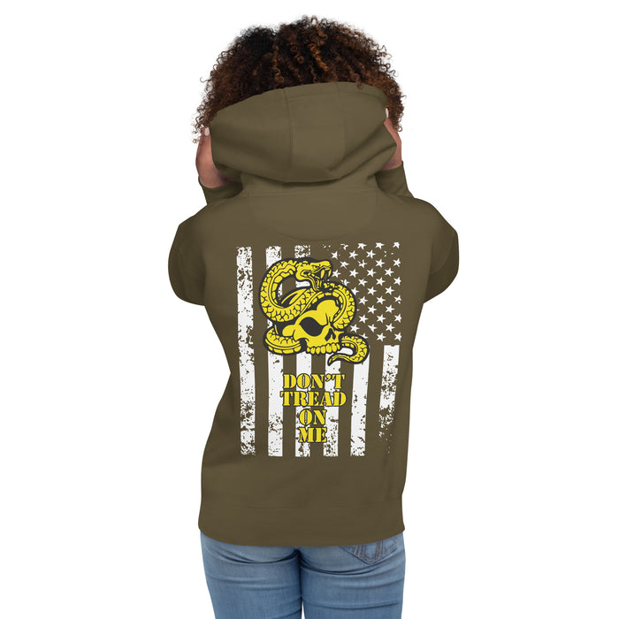 Don't Tread On Me - Snake Light Variant 2 Unisex Hoodie