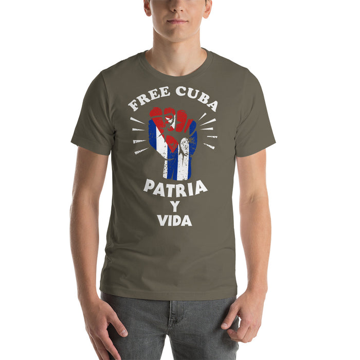 Free Cuba Patria Y Vida Unisex T-Shirt