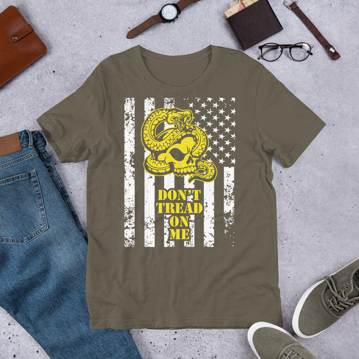 Don't Tread On Me - Snake Dark Variant 2 Unisex T-Shirt