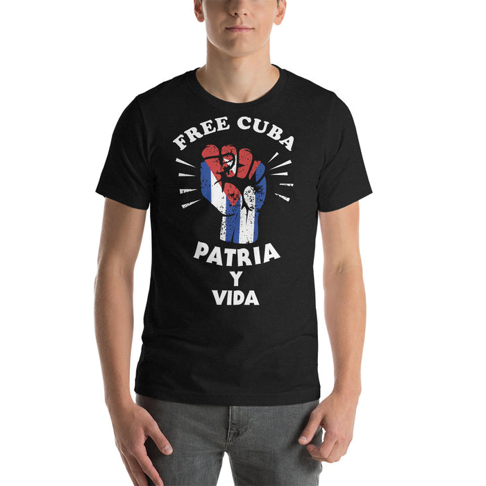 Free Cuba Patria Y Vida Unisex T-Shirt